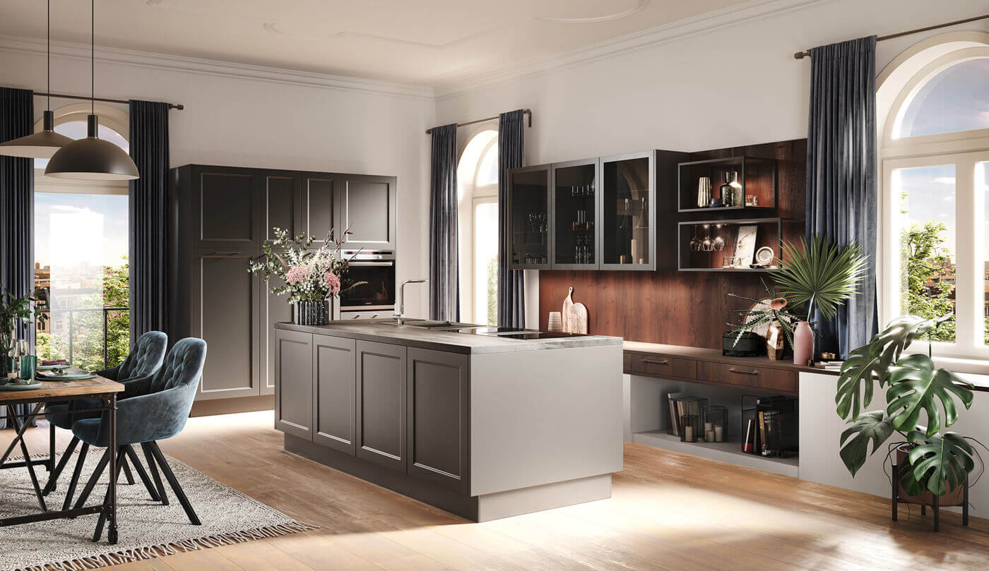 Keuken Malaga in grafiet